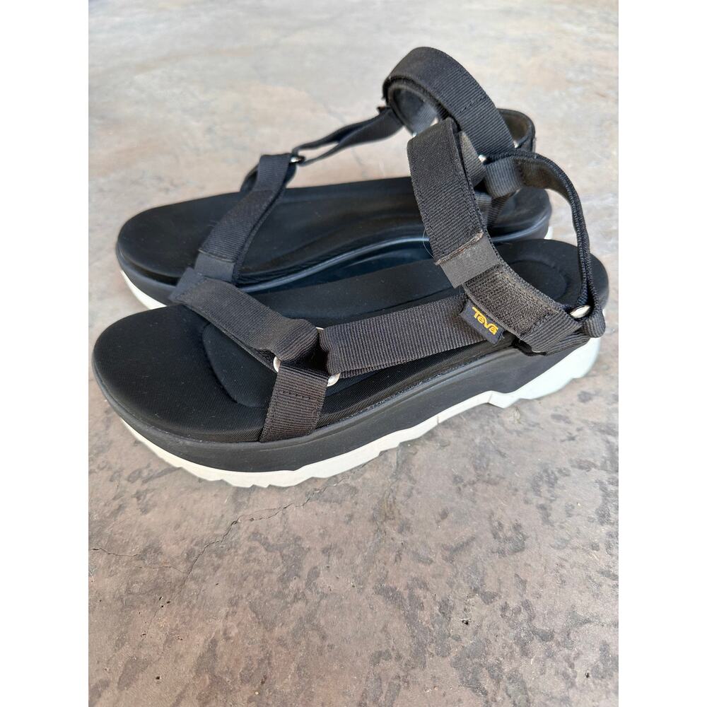Teva Jadito Black Platform Sandals size 10 - Picture 3 of 11